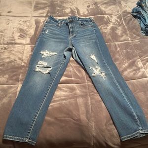 Curvy super high rise skinny jeans